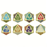 Genshin Impact Genius Invokation TCG Duel Cards Series Elemental Eight-Sided Dice (Vol. 1)