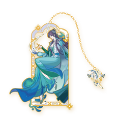 Battle Through the Heavens Blazing Flame & Azure Waves Series Metal Bookmarks