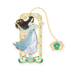 Battle Through the Heavens Blazing Flame & Azure Waves Series Metal Bookmarks