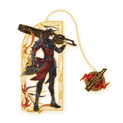 Battle Through the Heavens Blazing Flame & Azure Waves Series Metal Bookmarks