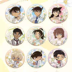 Detective Conan 30th Anniversary Regular Badge Series Badges